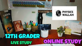 📚Study As 12th Grader  Live Classes🎒📘 I Daily Routine I Physics Wallah 🎉 [upl. by Grissom]