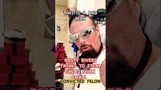 CONVICTED FELON TRYING TO STEAL SHOES FROM MALL shoplifterscaught convictedfelon mgtow [upl. by Cally]