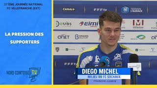 JAUNE ET BLEU NORD COMTOISE TV À LA VEILLE DE FC VILLEFRANCHE  FC SOCHAUX J27 [upl. by Emiolhs981]