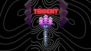 Minecraft Trident 🔱 🔥  shorts minecraft youtubeshorts [upl. by Jareb883]