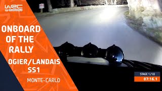 OgierLandais SS1 FULL Onboard  WRC Rallye MonteCarlo 2023 [upl. by Mohsen]