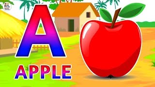 Phonics Song 2 with TWO Words in 3D  A For Airplane  ABC Alphabet Songs with Sounds for Children [upl. by Nodlew437]