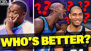 Gilbert Arenas Says KG Couldve Been Better Than Duncan [upl. by Cerracchio]