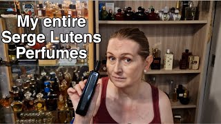 My entire Serge Lutens Perfume collection sergelutens perfumes [upl. by Ibbetson]