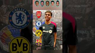 Yamal Dembele Sterling Lewandowski Aubameyang football shorts aubameyang yamal lewandowski [upl. by Llenal]