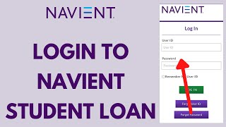 Navient Student Loan Login  How to Sign in to Navient Student Account 2023 [upl. by Jacqueline]