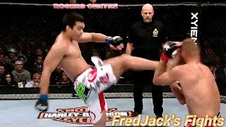 Lyoto Machida vs Randy Couture Highlights Karate Kids Crane Kick KO lyotomachida mma ufc ko [upl. by Attirb703]