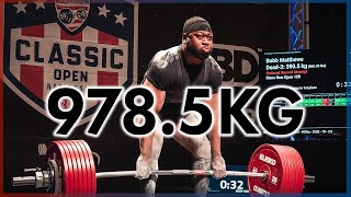 Bobb Matthews  9785kg  120kg  Powerlifting America Nationals 2024 [upl. by Appleton573]