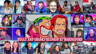 Buggy and Shanks Reunion At Marineford Reaction Mashup  One Piece Episode 489 [upl. by Kirbie654]