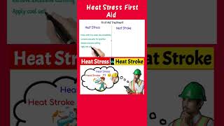 First Aid Treatment for Heat Stress [upl. by Ylrevaw]