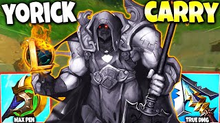 The Only Yorick Build Guide that can KILL ANY TARGET Even 1000Armor  LoL Top Yorick s12 Gameplay [upl. by Tani]