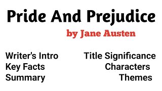 Pride and Prejudice by Jane Austen Summary English Literature Urdu Hindi [upl. by Alarise]