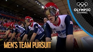 Team GB Set New Team Pursuit World Record  London 2012 Olympics [upl. by Leoline]