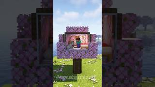 Cherry House in Minecraft minecraft shorts cherryhouse meme minecrafttutorial [upl. by Prior]