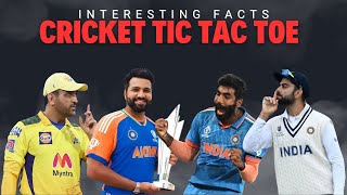 Cricket Tic Tac Toe  Episode 11  Interesting Facts Edition  Cricket Quiz [upl. by Aleira916]