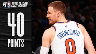 Donte DiVincenzo Breaks KNICKS RECORD 40 PTS vs Pistons 🔥 FULL Highlights [upl. by Glenn]