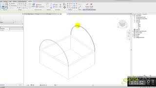 REVIT CREARE UNA VOLTA A BOTTE SU PIANTA IRREGOLARE [upl. by Valorie]