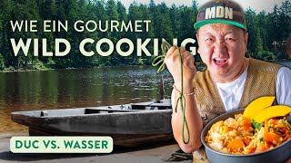 Veganer GemüseReis mit gefiltertem Wasser 🍛  Wie ein Gourmet  Wild Cooking [upl. by My776]