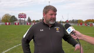 Ferris State Soccer vs Michigan Tech  Highlights and Greg Henson Interview [upl. by Derayne4]