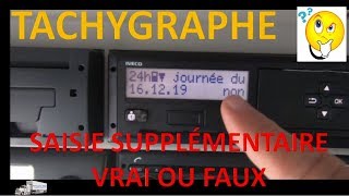 Tachygraphe et les saisies supplémentaires [upl. by Ayatnwahs]