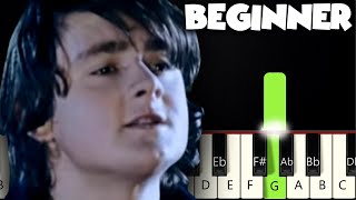 Somewhere Only We Know  Keane  BEGINNER PIANO TUTORIAL  SHEET MUSIC by Betacustic [upl. by Caressa]