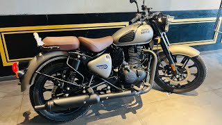 🔥2024 Royal Enfield Classic 350 Gunmetal Grey Colour Details Review On Road Price Mileage Features [upl. by Ocnarf]