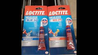 Difference Between Red and Blue Loctite shorts [upl. by Ekihc206]