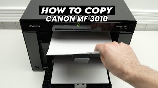 Canon MF3010 How to Make a Copy [upl. by Helene]