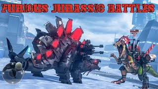 JMW Dino Wars  Metal Monsters Squad TOP clan gameplay [upl. by Assereht]