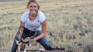 Nevada Pronghorn Antelope hunt with 15yld girl Skylar22250 and Canon t3i [upl. by Charissa140]