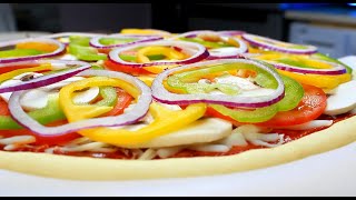 ОВОЩНАЯ ПИЦЦА 🥗 Простой и вкусный рецептVegetable pizza Simple and delicious recipeИрина Фуди [upl. by Arvo]