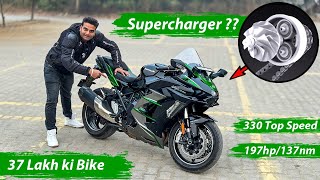 37 Lakh Ki Bike  Worlds First Supercharged Production Superbike  Kawasaki Ninja H2 Sx Se [upl. by Aniela287]