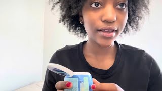 asmr close up gum chewing whispers mouth sounds kisses [upl. by Threlkeld]