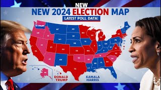 2024 Election Map Update Latest Polling Data in All 50 States [upl. by Ilyak]