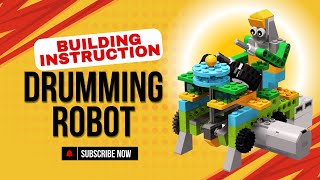 BUILDING INSTRUCTION WEDO 20  DRUMMING ROBOT lego wedo stemplus buildinginstructions [upl. by Tonkin764]