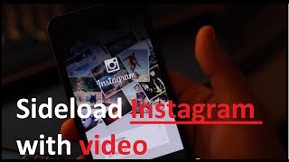 Instagram with video for Blackberry Z30 Q10 Z10 Q5 Tutorial Sideload [upl. by Annawyt782]