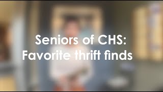 2024 Senior Issue Seniors share their best thrift finds [upl. by Airamasor]