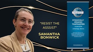 Samantha Bonwick quotResist the Assistquot [upl. by Nemra154]