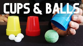 Cups and Balls  Easy Magic Trick cupsandballs easymagictrick cupsandballstutorial [upl. by Lichter]