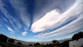 Pfannkuchenwolken Altocumulus lenticularis timelapse [upl. by Eolanda]