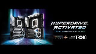 ASRock TRX40 Hyperdrive Activated [upl. by Enitsenre]