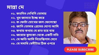 Manna Dey  Koto Din Dekhini Tomay  khub jante icche kore Popular Bangla song [upl. by Israel648]