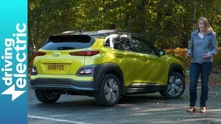 Hyundai Kona Electric SUV review  DrivingElectric [upl. by Africah]