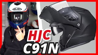 Neuer EinsteigerKlapphelm von HJC mit ECE 2206  HJC C91N Produktvorstellung Helmexpresscom [upl. by Dnalkrik]