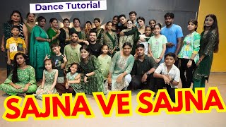 SAJNA VE SAJNA Dance Tutorial  Easy Simple Hook Steps  Sizzable School Of Dance [upl. by Katha89]