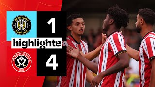 Harrogate Town 14 Sheffield United  Preseason highlights [upl. by Noral]