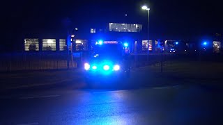 Jahreswechsel in Schwerin  Einsatzfahrten Feuerwehr Polizei Rettungsdienst [upl. by Nylessej]