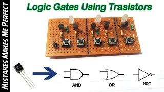 Logic Gates using Transistors [upl. by Trask]