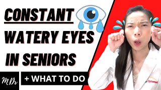 THREE Common Causes of Chronic Watery Eyes in Seniors  How to Prevent amp Resolve It [upl. by Bertolde]