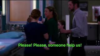 Greys anatomy owen hunt S13 E23 saving a choking baby [upl. by Ecenahs]